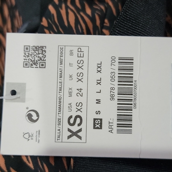 NWT ZARA BELTED Zebra ANIMAL PRINT MIDI SKIRT - Picture 6 of 7